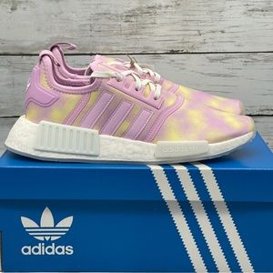 Adidas NMD R1 Shoes Kids 6 / Womens 7.5 Bliss Lilac Running Shoe New